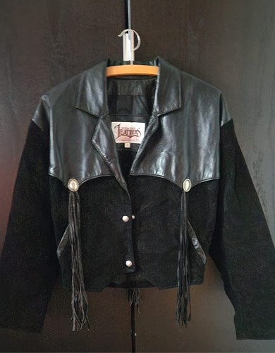 Lederjacke vintage western - vintage,,