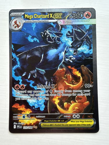 Pokémon tcg mega charizard - charizard, x