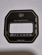 Zifferblatt  Glas Ruhla Eurochron Digital Quarz LCD  für Kaliber 15-11 Neu