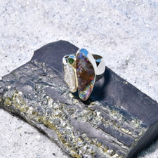 Boulder Opal Ring, 925er