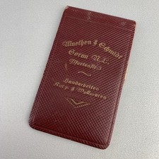 Werbe-Block "Maethen & Schmidt - Kurz & Wollwaren", Sorau / Żary (Polen) um 1910