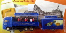 Minitruck  Peniger Spezialitätenbrauerei LKW. mit Musikgr.  und Verkaufsanhänger