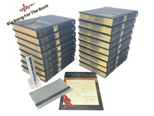 Brockhaus Meilensteine 17 Buchbände komplett | Leder Goldprägung mit Audiopen