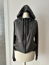 NEU *adidas* damen Jacke climalite Laufjacke, grau, 2XS, XXS