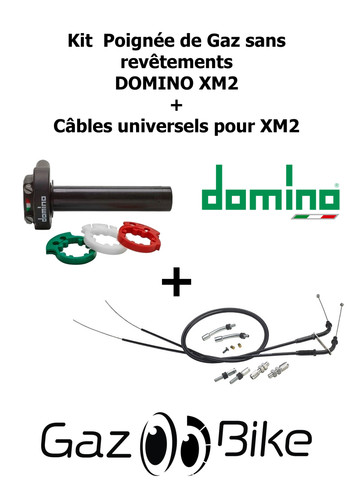 Gasgriff set racing domino xm2 - gasgriff,