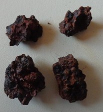 4x Hämatit (FE) Roggensteine Harz   Natur ? (S547) Schau Mal ! Kiste dazu ?