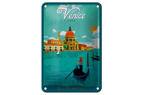 Blechschild reise 12x18 - 12x18, cm