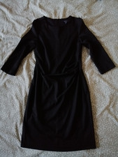 GANT Damen Kleid, Gr. S, Schwarz, Polyester, Viskose, Elasthan