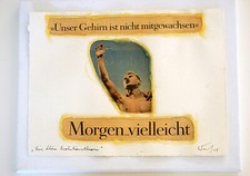 Collage auf Leinwand Dada