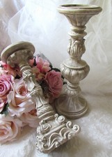 Ornate Candlestick,Farmhouse