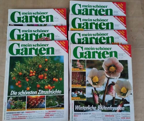 Gartenzeitschriften mein - 7x,