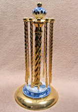 12 Sektquirle Getränke- Rührstäbe 23K vergoldet Zwiebelmuster Porzellan #R1004b