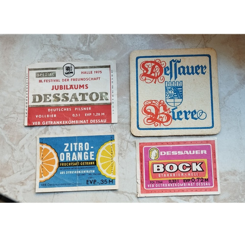 Dessauer bieretiketten und - dessauer,