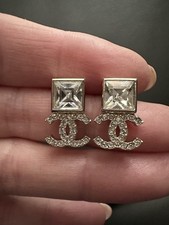 CHANEL CC Ohrringe Stecker