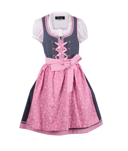 Kinderdirndl livia blau - livia,