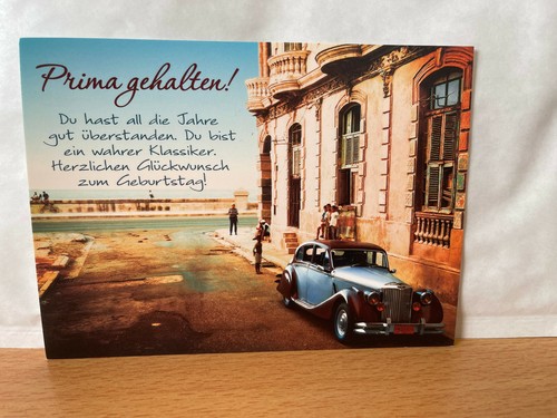 Postkarte geburtstagskarte - postkarte,