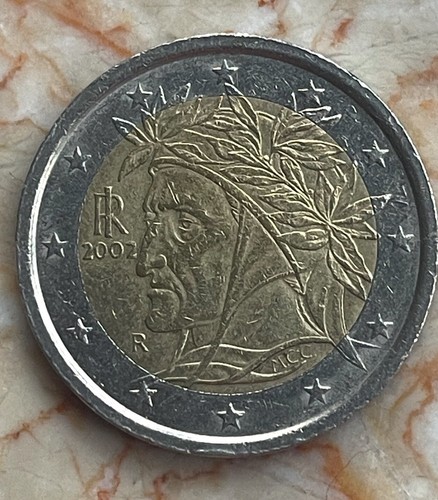 Euro münze italien - euro, dante