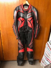 Lederkombi IXS   Orange / Schwarz