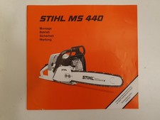 Stihl MS 440 Gebrauchsanleitung Betriebsanleitung Motorsäge