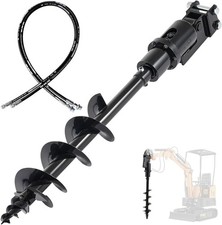 Hydraulischer Erdbohrer 200mm Durchmesser für Minibagger Deutsches Lager