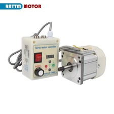 550W 750W 1.1KW 2200W 220V AC Brushless Servo Motor With Speed Drive CNC Control