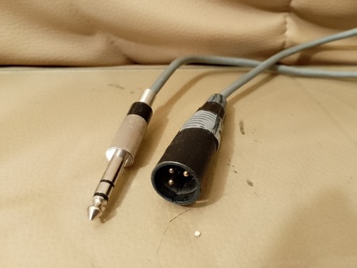 Xlr male auf - xlr, stereo