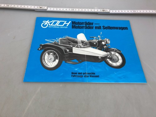 Alte werbung faltblatt koch - werbung,