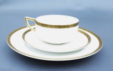 Rosenthal Selb Bavaria 3er Tee Gedeck Canova Philip Rosenthal Porzellan Goldrand