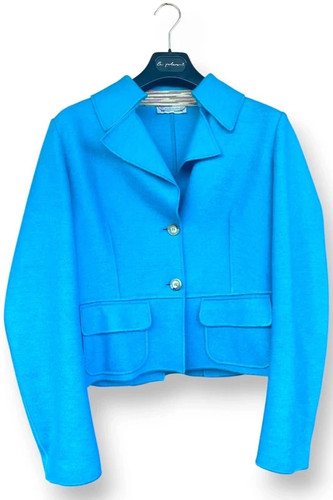 Missoni cropped jacke türkis - cropped,