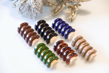 6 Stück Broschen 70er Jahre