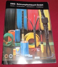 dachbodenfund katalog heft prospekt dsg schrumpf schlauch gmbh 1983 alt