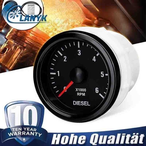 12v tachometer gauge diesel - 12v,