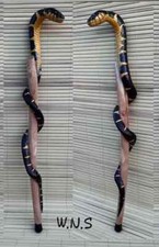 Holz Gehstock handgeschnitzt