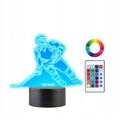 3D LED Nachtlampe Eishockey