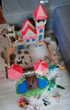 Playmobil?große Ritterburg mit Drachen 3268 Zugbrücke Wassergraben Raubritter