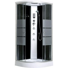 Duschkabine LISA 90x90 cm Duschtempel Fertigdusche Eckdusche Komplettdusche  