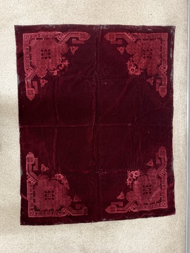 Gaufrierte samt tischdecke um - samt-tischdecke,,