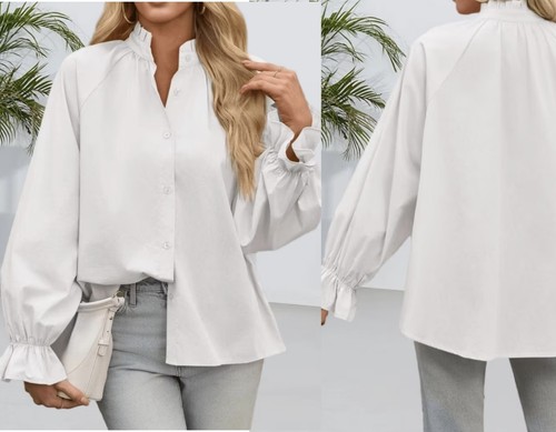 Oversize long bluse hemd - oversize,