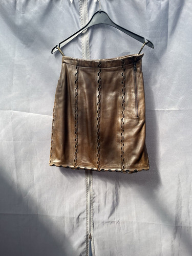 Alaïa damen minirock leder - damen,