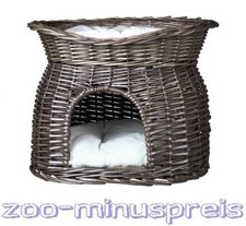 Katzen Weidenkorb mit