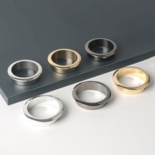 Kabeldurchführung Schreibtisch Kabeldurchlass Kabeldose Kunststoff verchromt