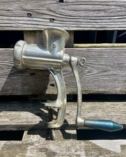 Fleischwolf Alexanderwerk 5, mit Kurbel, zur Befestigung am Tisch, Vintage