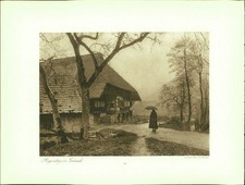 Kupfertiefdruck: Morgengrauen