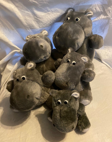 Nilpferd familie stück - nilpferd-familie,