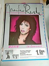 Plakat Jennifer Rush 1985 Movin' Concert München Original DIN A1 TOP!