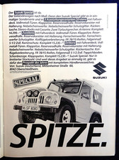 Suzuki LJ 80 Special, originale Werbung aus 1983