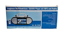 Portable Tragbarer Multifunktions DVD Player  CD MP3 Radio USB NEU UNBENUTZT