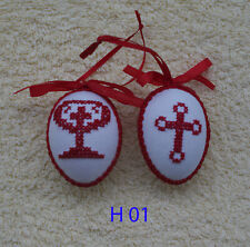 Kreuzstich Osterei, Handarbeit