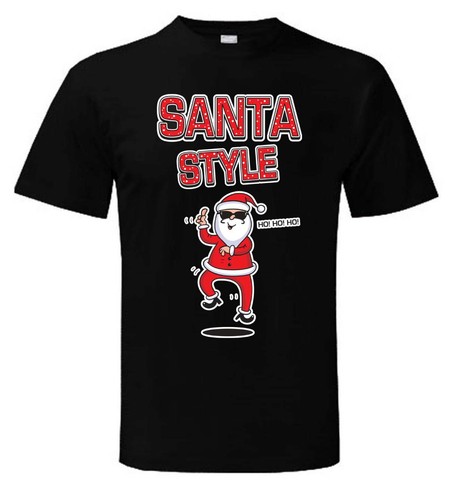 Santa style shirt - santa, t-shirt
