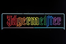 Jägermeister Neon-Leuchtreklame Rainbow Edition – LED Bar Schild 1300x350 mm – 